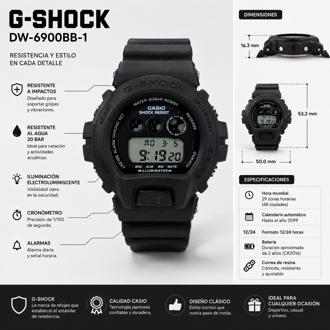 Casio G-shock DW-6900BB-1